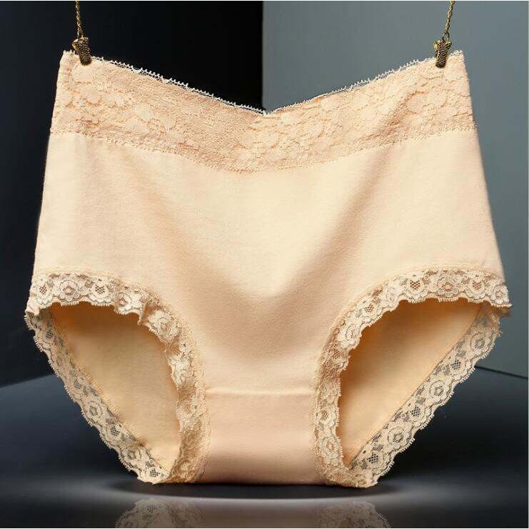 4Pcs Women Underwear High Waist Cotton Panties Plus Size Soft Breathable Panties Lingeries Panty Shorts Underpant Lady 6