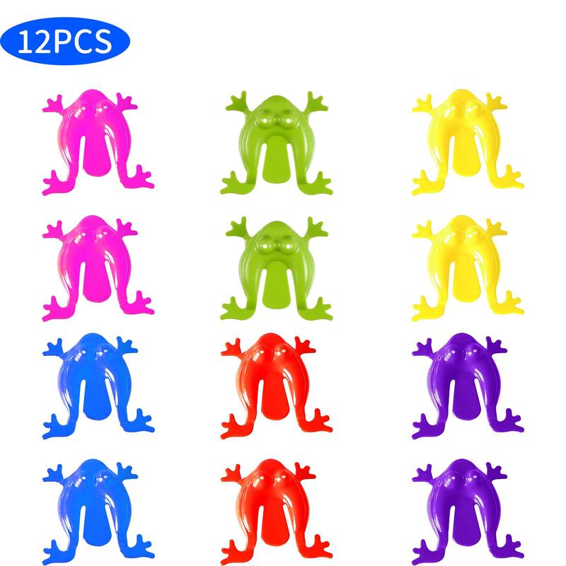 Random Color Frog Design Jumping Frog Toy, Cute Animal Design Stress Relief Toy.Creative Children's Tabletop Game 4