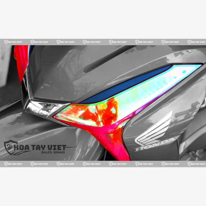 Decal demi xe FUTURE chuyển màu cao cấp chống trầy đèn định vị xe honda Future 4