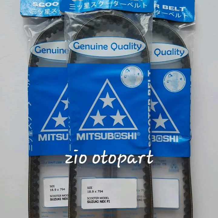 Vanbelt Suzuki Nex FI Mitsuboshi Fanbelt Tali Kipas Suzuki Nex Fi Injeksi