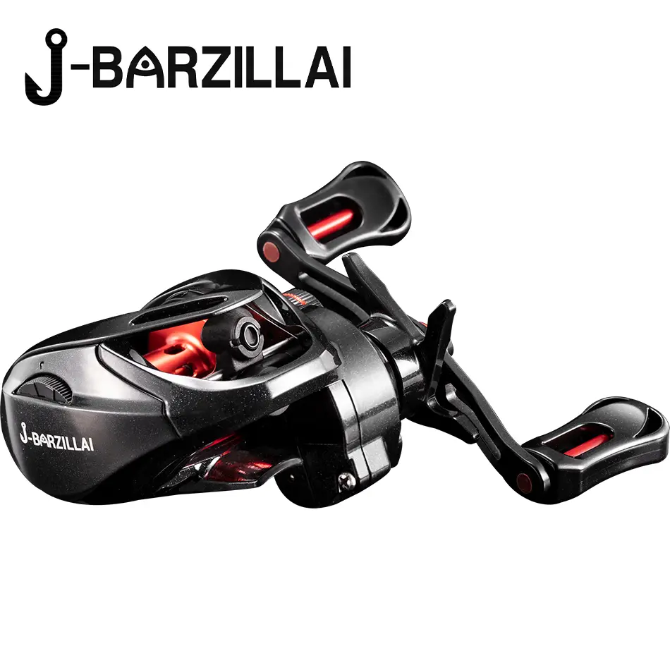 J-BARZILLAI Baitcasting Fishing Reel Ultra Light Saltwater Freshwater Big Drag Light Baitcaster Reels