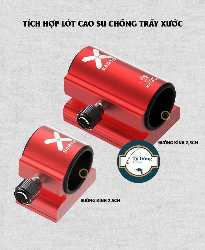 Pat Ô/dù gài thùng Xsamtin - Nhỏ/To Đi Câu Fishing Câu Cá