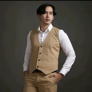 [ PROMO HARGA ] ROMPI KERJA PRIA DAN WANITA Slim-fitting Formal Outdoor Casual regular singlet biru Hitam Keren