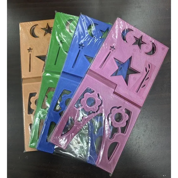 original Plastic Rehal (Quran Holder) PVC (30cm X 14cm) Organiser Racks Bronze Wood