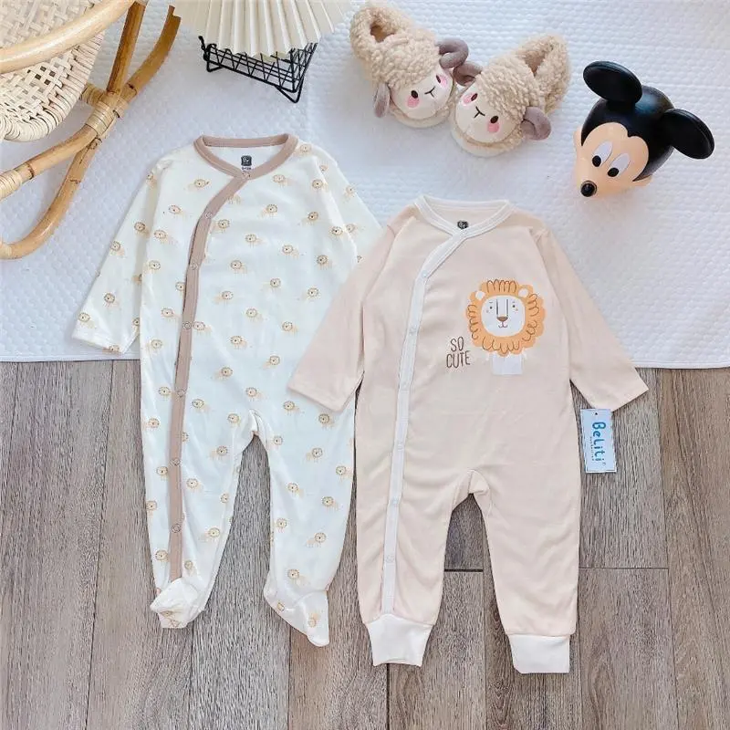 （Baby）  Set 2 chiếc body dài tay cho bé sơ sinh từ 3-10kg hàng VN xuất dư( Tặng kèm Móc Treo) - BD22 5