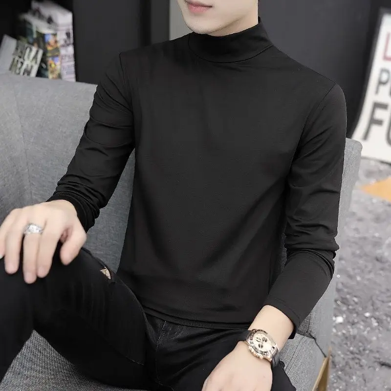 Áo Giữ Nhiệt Nam Thu Đông Cổ 3 Phân Lót Nỉ Ấm Áp -Mã AGN3P 28 Menswear Thun 5