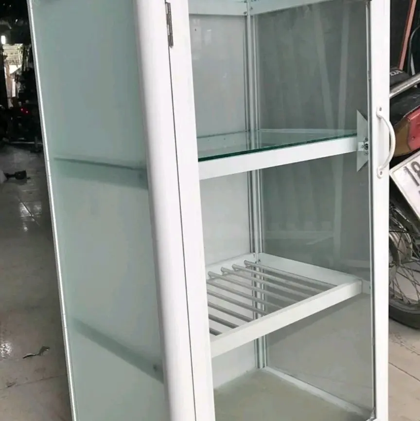 TPHCM TỦ CHÉN NHỎ GIÁ RẺ MÀU TRẮNG SỮA