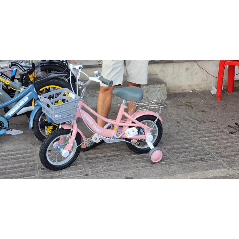 Xe đạp trẻ em Thống Nhất Bunny size 12,16 năm 2024 (tặng: chuông, lục giác lắp ráp) 1