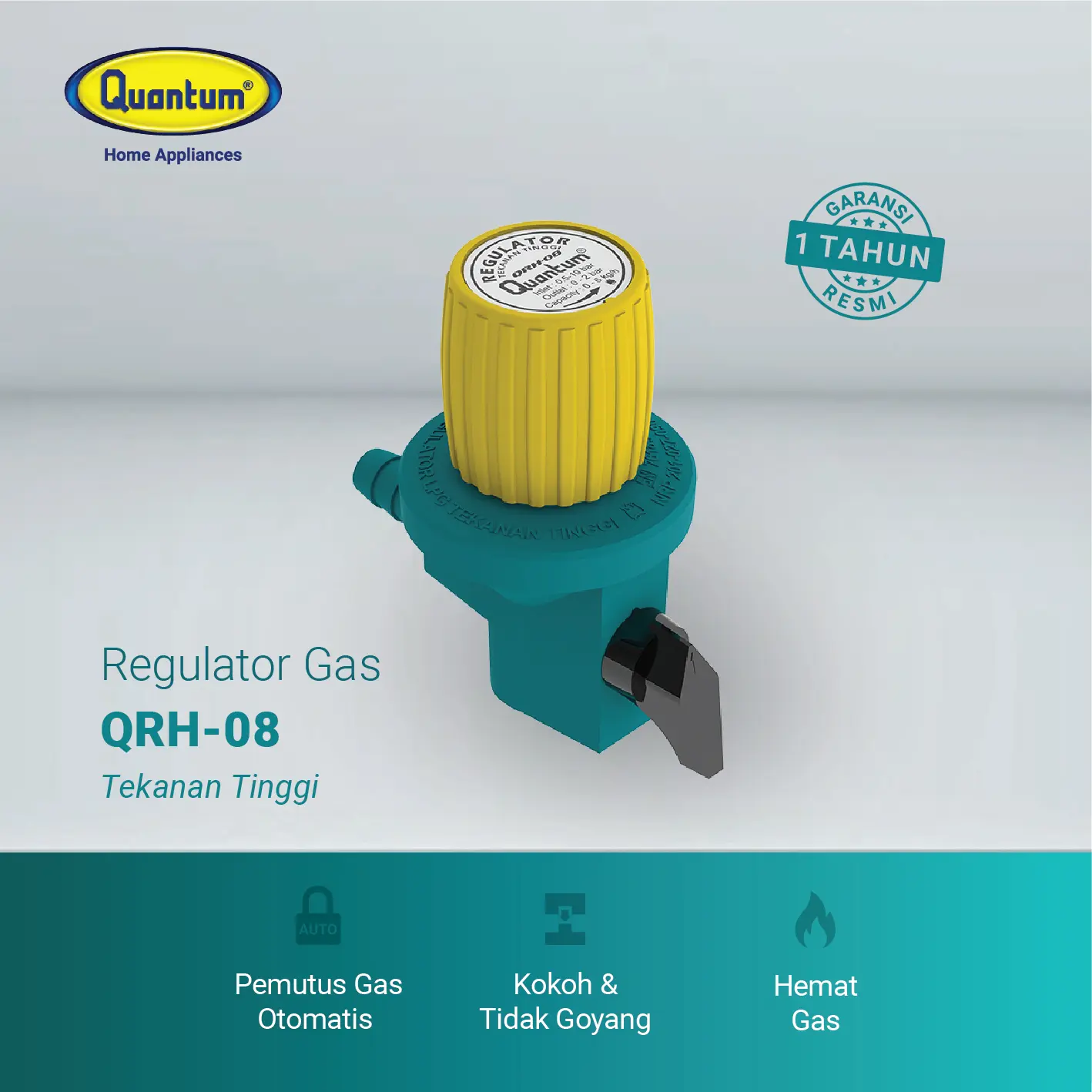 Quantum Regulator Gas Tekanan Tinggi Tanpa Meteran QRH - 08