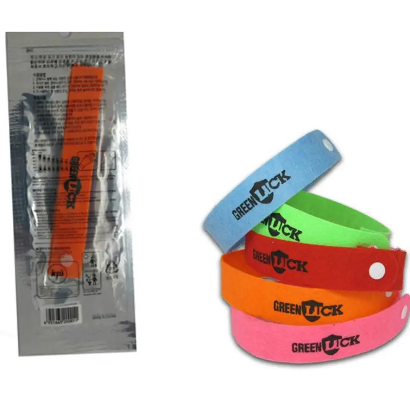 Random Color Mosquito Repellent Bracelet, Silicone Mosquito Repellent Band, Natural & Waterproof Bug Wristbands for Kids and Adults 3