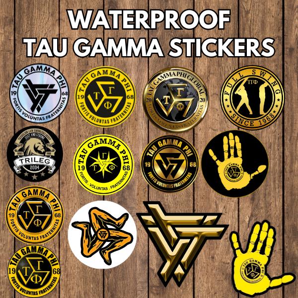 Gamma Sticker TAU GAMMA STICKER | WATERPROOF | OUTDOOR STICKERS - TikTok Shop Philippines