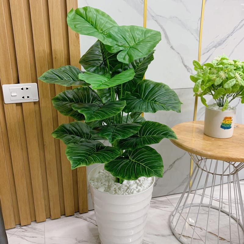 Cây trầu bà xanh 70cm nhân tạo, cây giả trang trí, cây giả decor