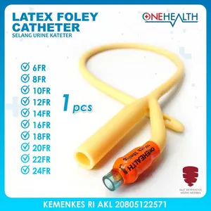 Foley Catheter Latex 2 Way Selang Urine Kateter Urin Kencing OneHealth