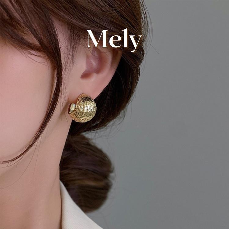 Bông tai Nữ tròn mẫu to cá tính hiện đại - Mely M2-30