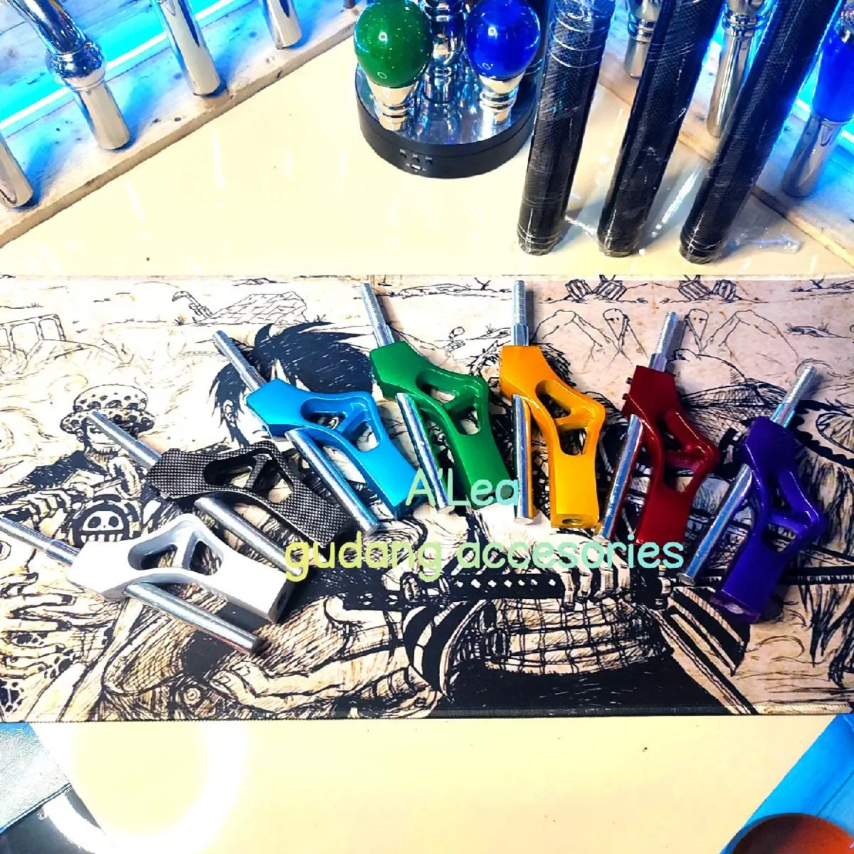 Extender Gear Shift Knob Mobil Manual Truk Dapat Diatur Untuk Mobil tuas kepala knop knob tiang stik gigi tuas persneling Mobil Baut