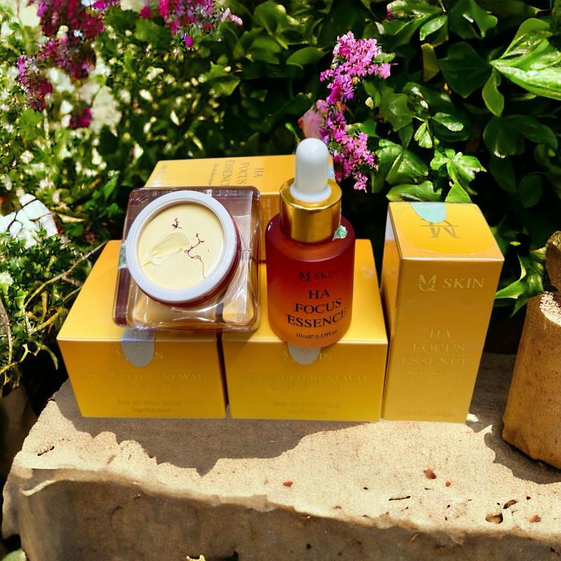 [D7-MQ SKIN]Combo[ KEM CỐT TRẮNG và SERUM ABUTIN HA] Hỗ Trợ[ Dữơng Trắng , hồi da, , giảm xạm, nám, thâm,mụn] Tất cả các loại da Cấp nước Axit hyaluronic Skincare 4