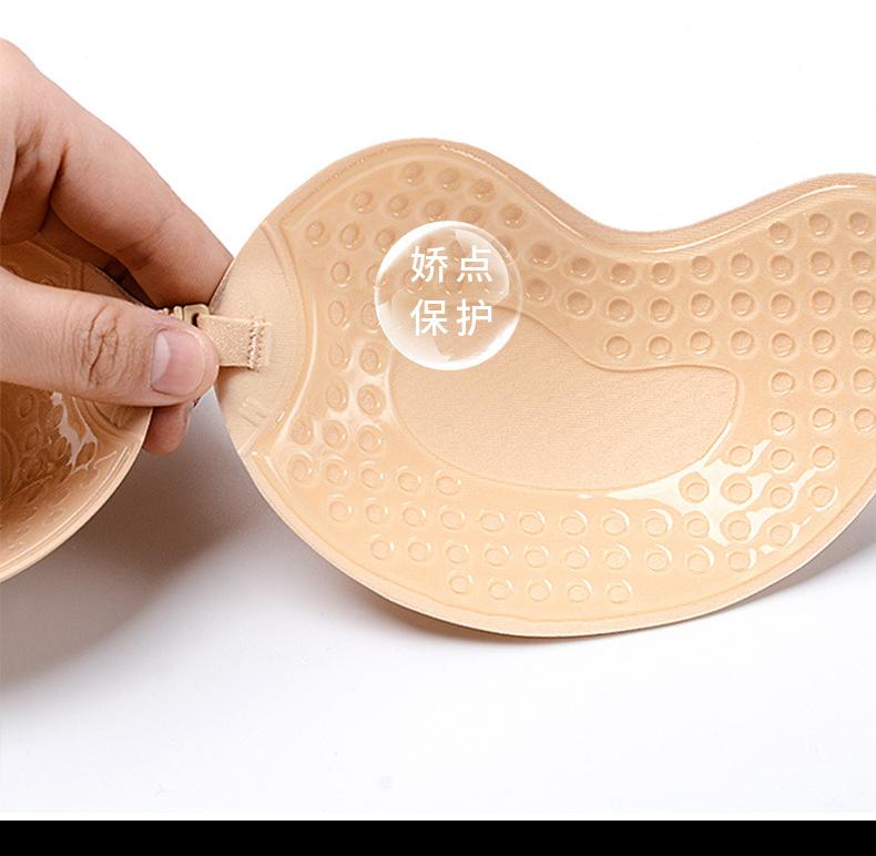 Product Introduction of Comfortable Women Fly Bra Strapless Silicone Push Up Invisible Bra Self Adhesive Backless Bralette Lift Bralette Seamless Bras 7