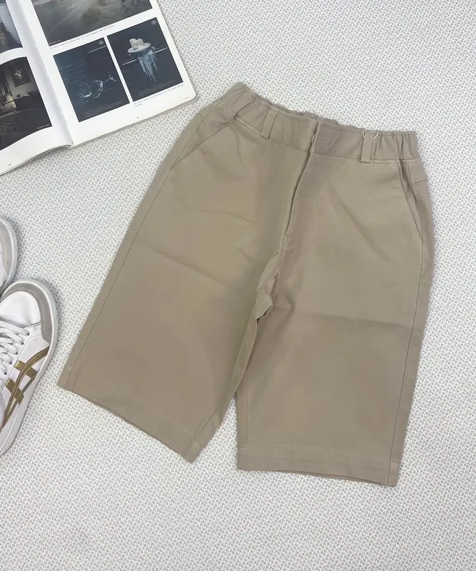 Quần ngố Nữ - Chất kaki co giãn -form ôm lưng thun ở sau dễ mặc Women 5