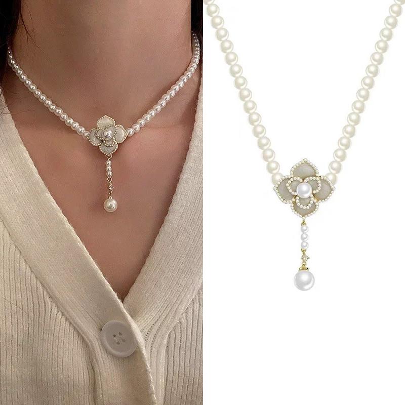 Flower  Set Women Sweet Elegant  Necklace Earrings Ring Sweet Choker Fashion Wedding 1