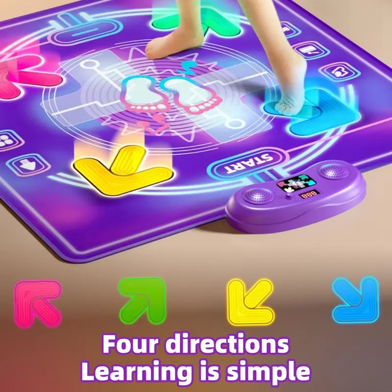 Dance Mat, Bluetooth-compatible Light Game Mat, Indoor Toy, Sports Exercise Mat, Birthday Gift, Holiday Gift 2