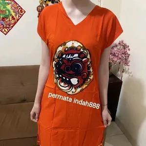 daster V bali wanita dewasa size M, L, XL, XXL, XXXL bahan tebal dan adem Dress