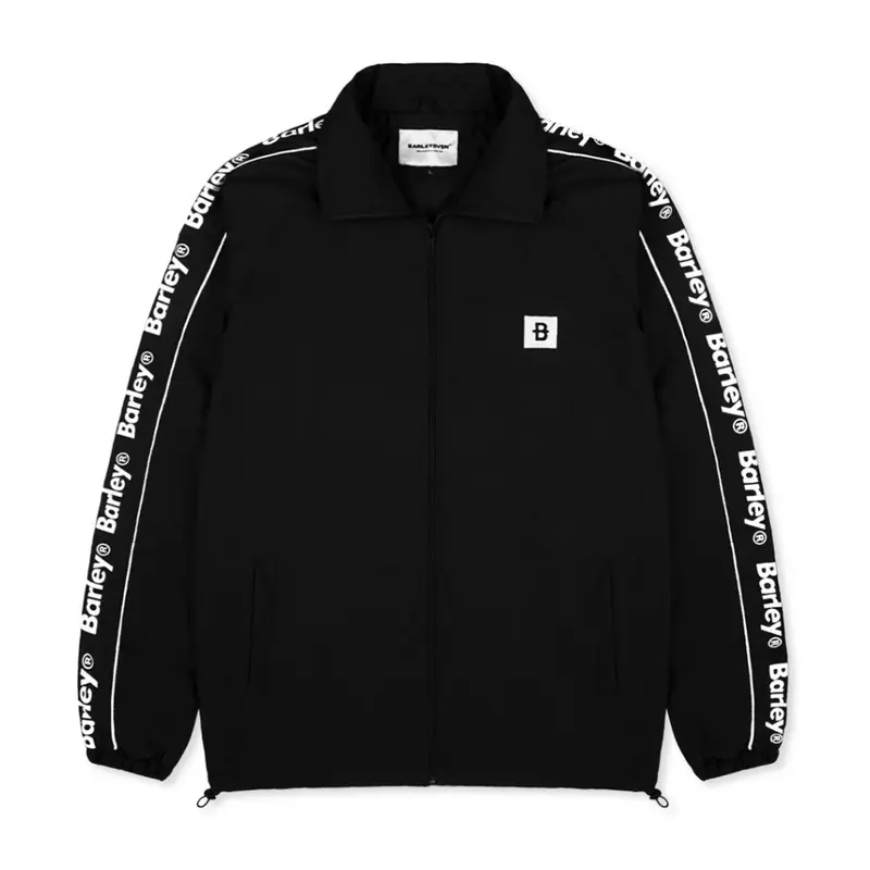 Barley Division Staven Black Tracktop Jacket 0
