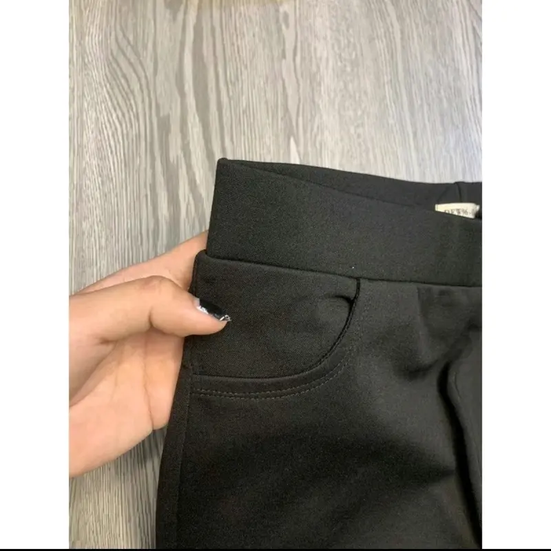 combo3 quần dài legging thun nữ ôm gọn cạp cao 2 túi trước có giãn 4 chiều cotton dày Q3 Women 2