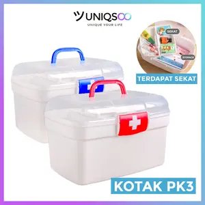 UNIQSOO Kotak Obat P3K / Kotak Penyimpanan Obat Medicine box Storage FH042
