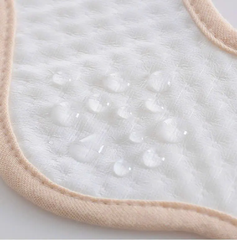 Yếm Chống Thấm Hoa và Chữ U Ăn Dặm 6 Lớp Vải Xô Muslin Siêu Thấm Hút Cho Bé 5