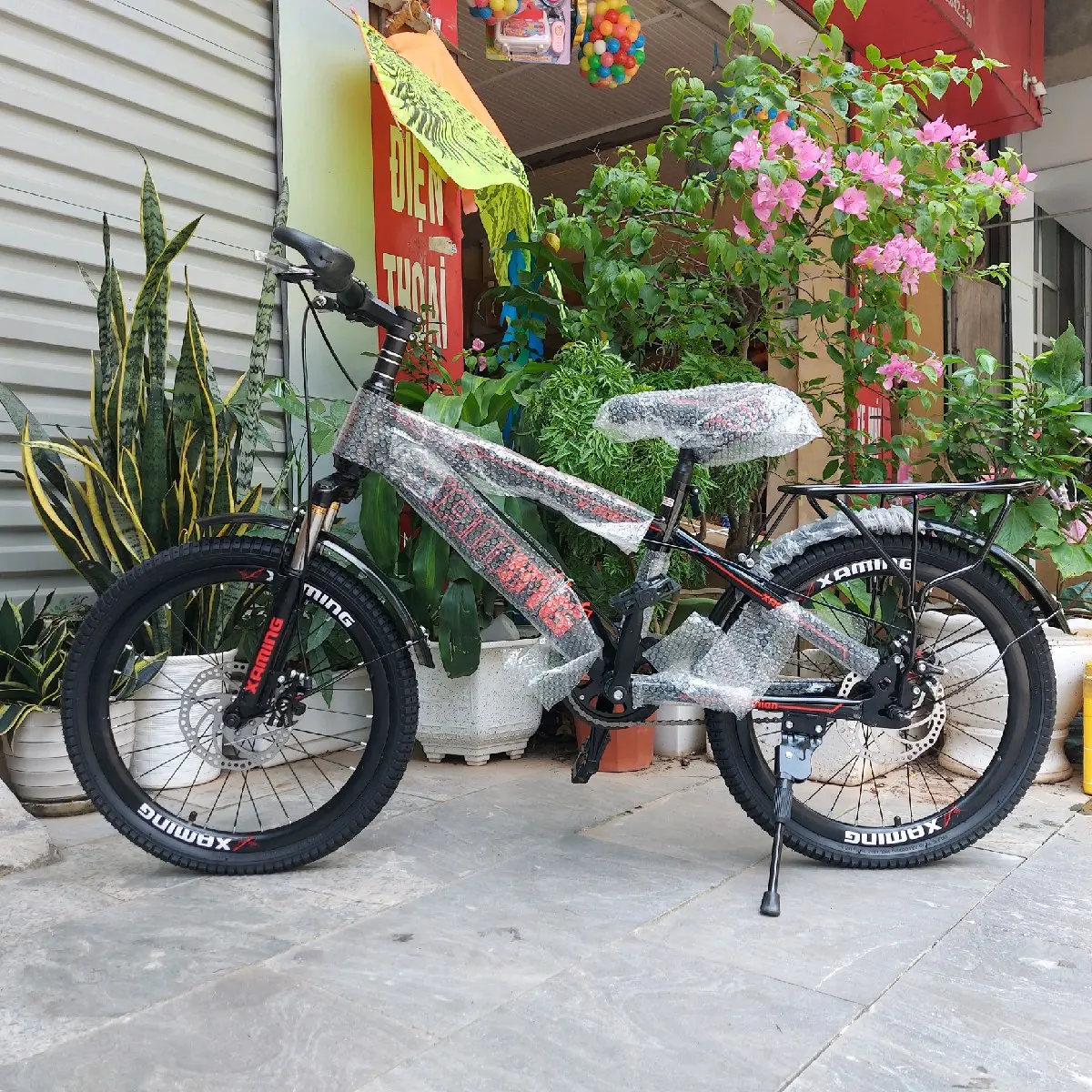 Xe đạp thể thao cho bé size 20, 22 inch dòng phanh đĩa, giảm sóc 2 càng Đạp Xe Đạp Sport Cao Su