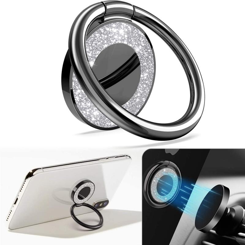 Product Introduction of COD   Cell Phone Ring Holder Phone 360 Degree Rotation Universal Finger Compatible with iphone and Tablets Accessories Magnetic 5