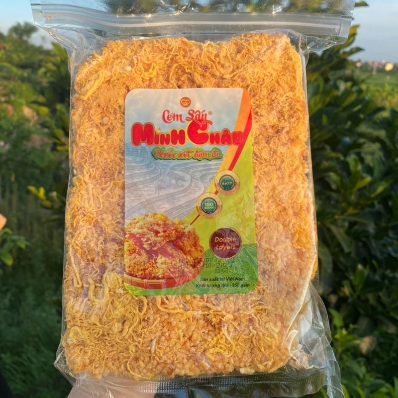 Cơm Cháy (Cơm Sấy) Minh Châu Loại Ngon Nhiều Ruốc 250g