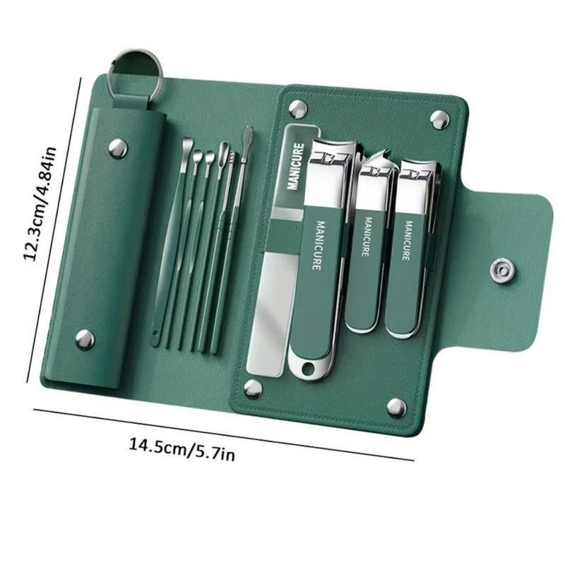Product Introduction of Durable Stainless Steel Nail Clippers Set Multifunctional Dead Skin Pliers Nail Trimming Tools Portable Nails Manicure Tools 11