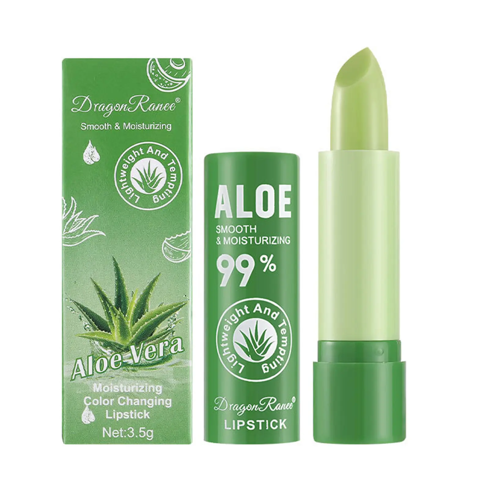 Color Changing Lip Balm, Long Lasting Nutritious Soothing Aloe Vera Lip Balm, Lips Waterproof Moisturizing Lipstick Lip Care
