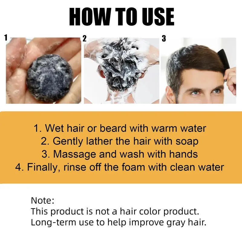 Comfort Hair Cleaning Soap Bar, Scalp Cleaning Haircare Soap Bar for Dense Hair, Hydrating Hair Cleanser Soap, Hair Softener Shampoo Bar Soap 4