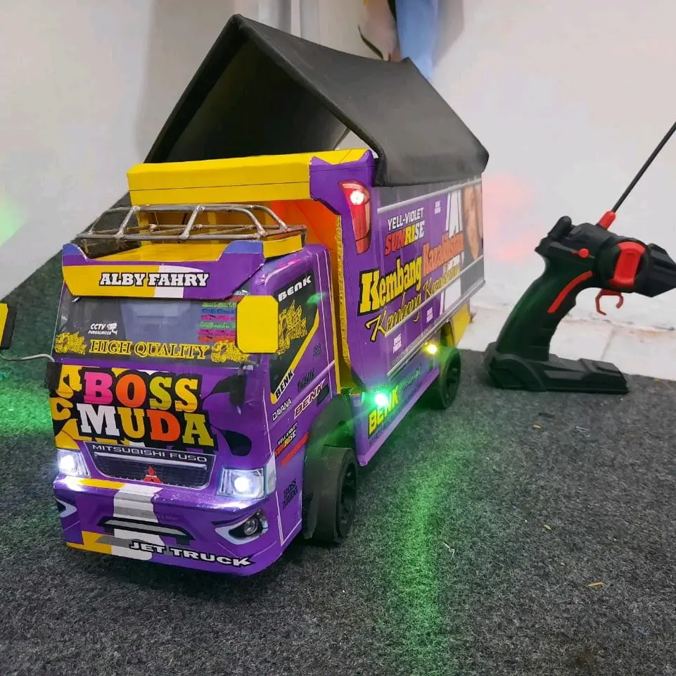 promo miniatur truk oleng asli oleng gasruk full variasi lampu led kelap kelip mainan anak kekinian mainan edukasi anak produk lokal kerajinan tangan Hadiah