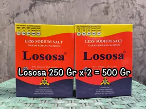 Garam LOSOSA Rendah Natrium Garam Sehat untuk Diet Rendah Sodium Hipertensi Aman