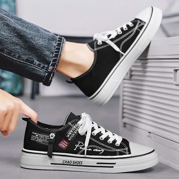 Giày Sneaker Nam CHAO SHOES G3005 Chất Vải Canvas Kiểu Dáng Hàn Quốc Dễ Phối Đồ 5