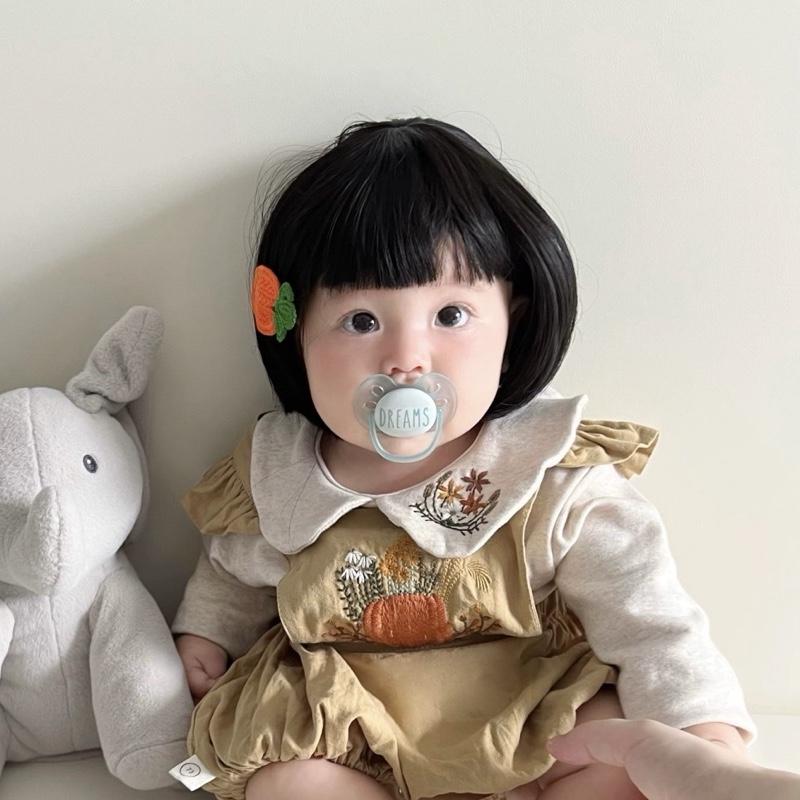 Bộ Tóc Giả Cho Bé Gái Từ 0 - 12 Tháng Siêu Mềm - Sợi Tơ Nhân Tạo - Có Lớp Lưới Giống Như Mũ - Phụ Kiện Tóc