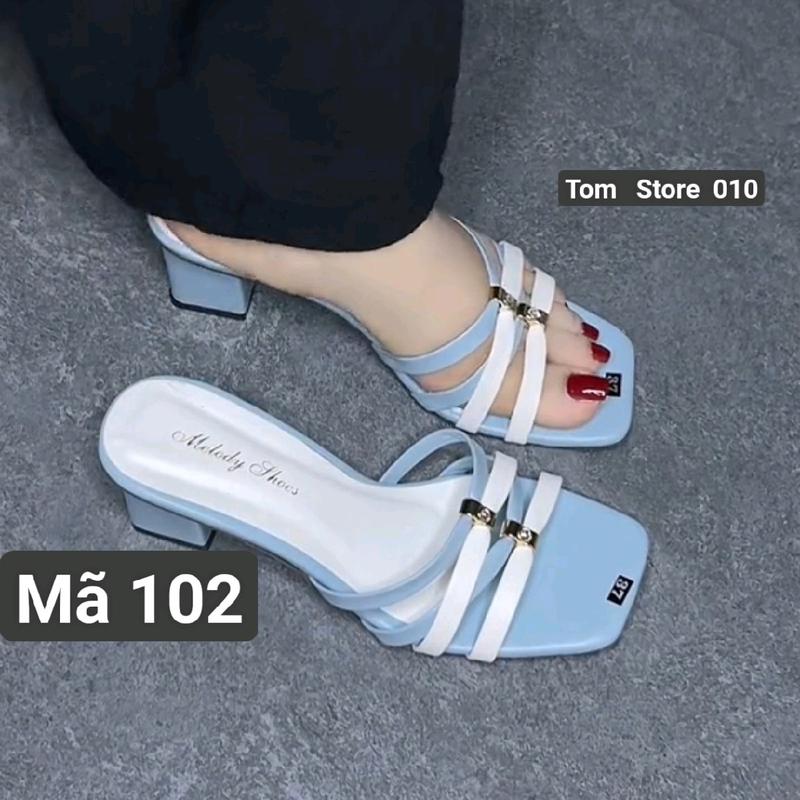 gót 5p mũi vuông dây mảnh GiàY Nữ 0