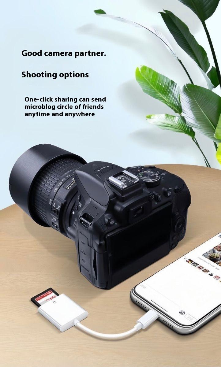 Product Introduction of SL for iPhone Apple phone card reader TF/SD card camera Android typec universal U disk OTG adapter 9