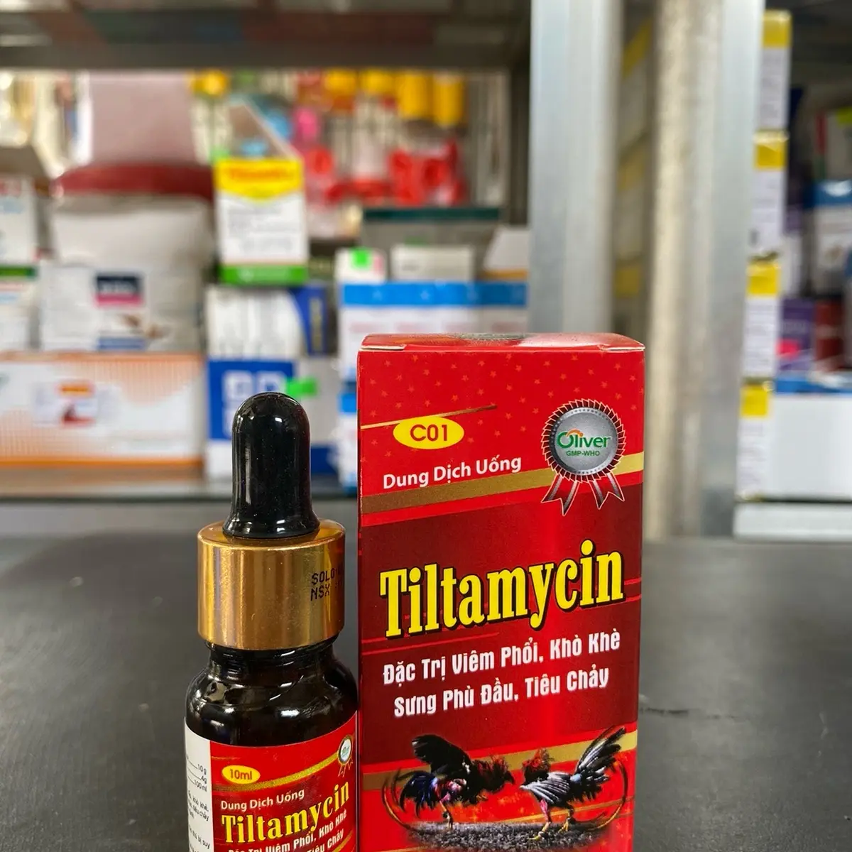 Tiltamycin 10ml dung dịch uống trị khò khè