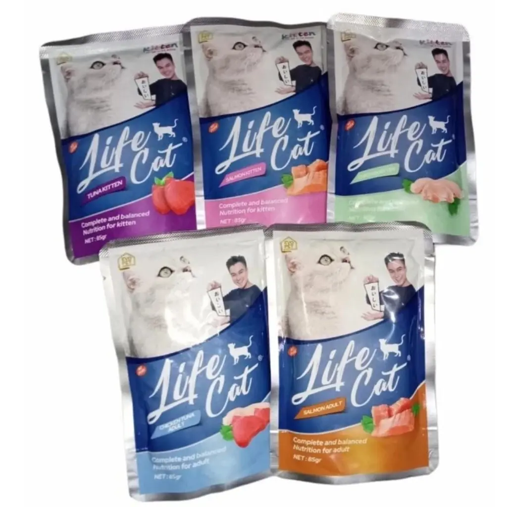 Nano.petshop - Makanan Kucing - Life Cat Pouch All Variant 85gr