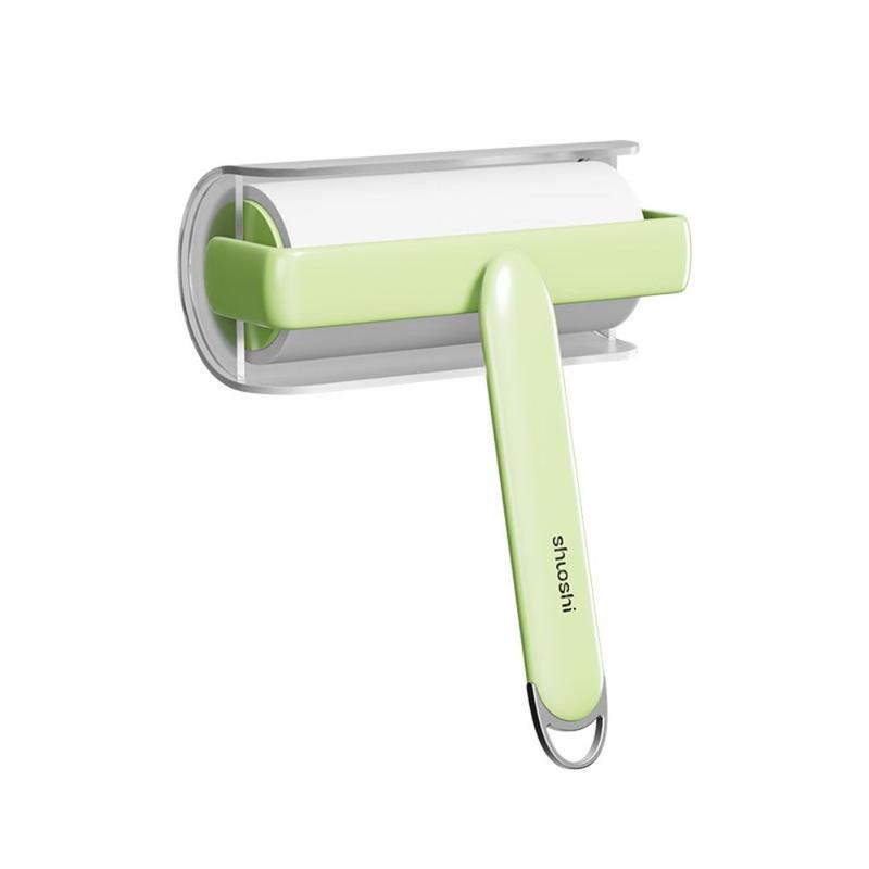 Product Introduction of Convenient Reusable Clothes Hair Sticky Roller Dust Remover Plastic Pet Hair Remover Non-stick Handle T-Shape Clothes Lint Roller Household 14