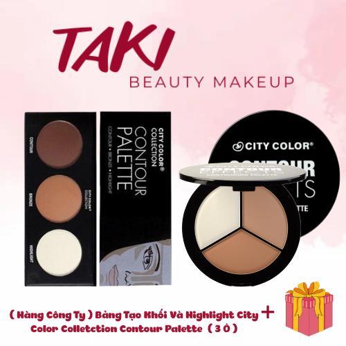 Phấn tạo khối 3 ô City Color Contour Effects Palette - Mỹ phẩm cao cấp - Cosmetic
