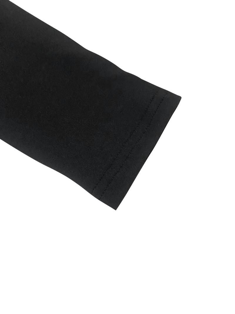 Product Introduction of Women's Solid Color Pleated Tight-fitting Dress, Elegant Long Sleeve Round Neck Dress for Party Holiday Wedding Guest, Ladies Spring & Fall Clothes 7