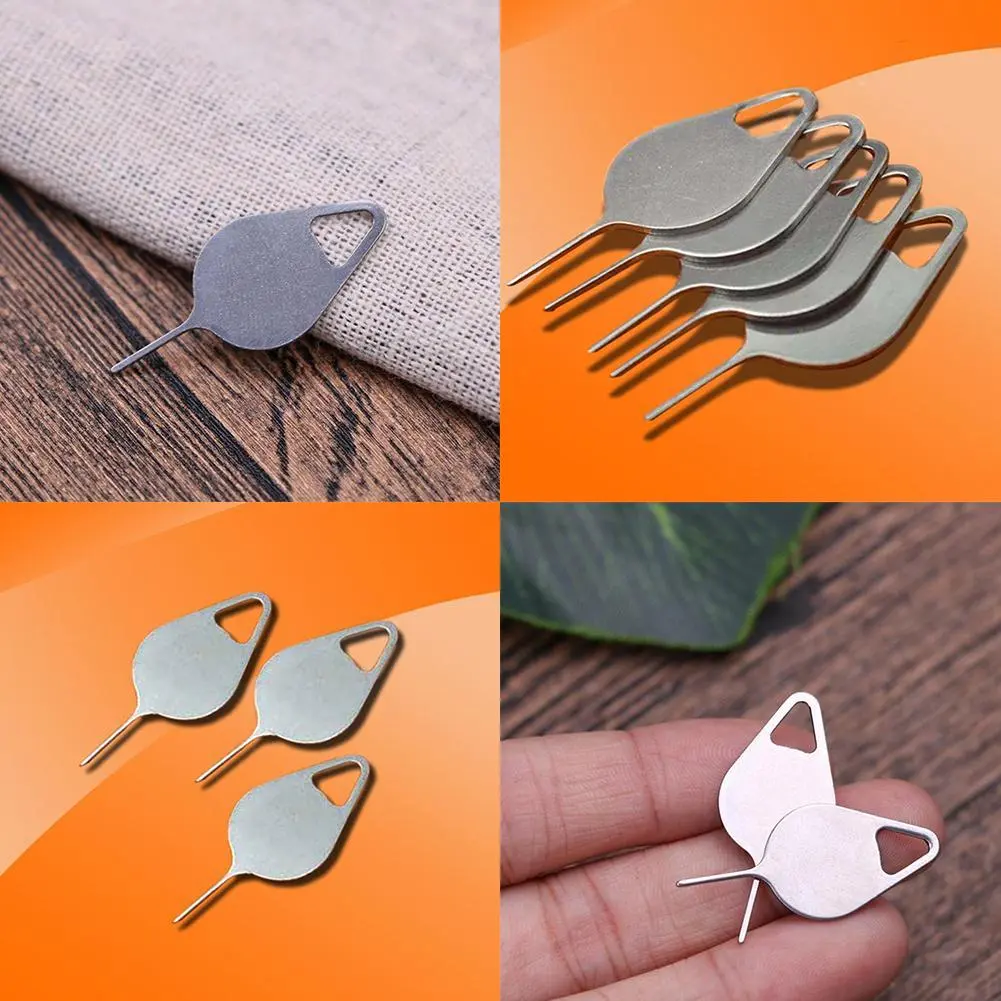 1 Pcs Carbon Steel Eject Pins Smart Phone SIM Card Card Card Readers Universal Reader Phone M9I7