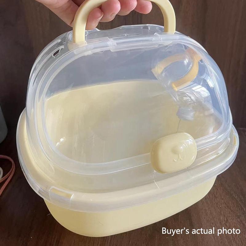Portable Hamster Cage, Pet Carrier Cage with Water Bottle, Pet Travel Cage, Hamster Supplies for Outdoor Camping, Pet Supplies 7