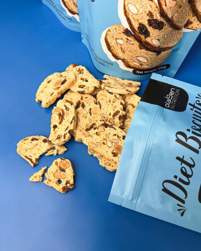 Bánh biscotti túi 250gram, bánh biscotti nguyên cám tốt cho sức khỏe, gym, yoga - Bánh ăn vặt dinh dưỡng OLABEN NUTRITION 3