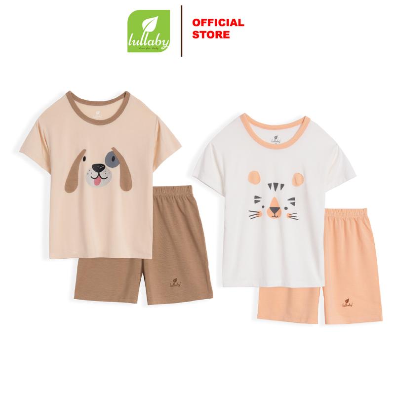 Lullaby - Bộ cộc tay bé trai chất liệu sợi tre - NH823R